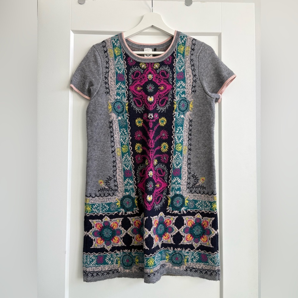 Akemi+Kin Anthropologie Kaleidoscope Sweater Dress
